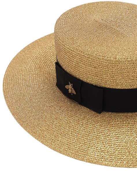 bonnet gucci pas cher|Gucci straw hat women.